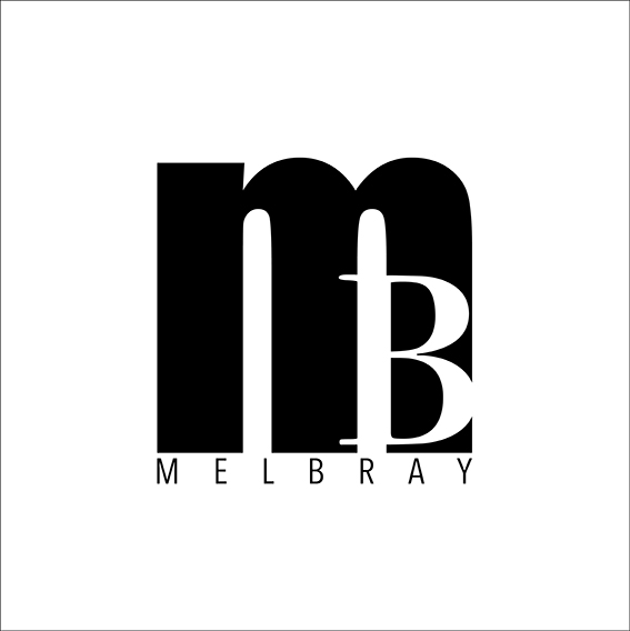 MELBRAY logo in blue